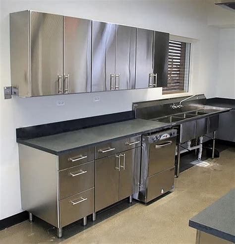 custom stainless steel kitchen cabinets|commercial grade stainless steel cabinets.